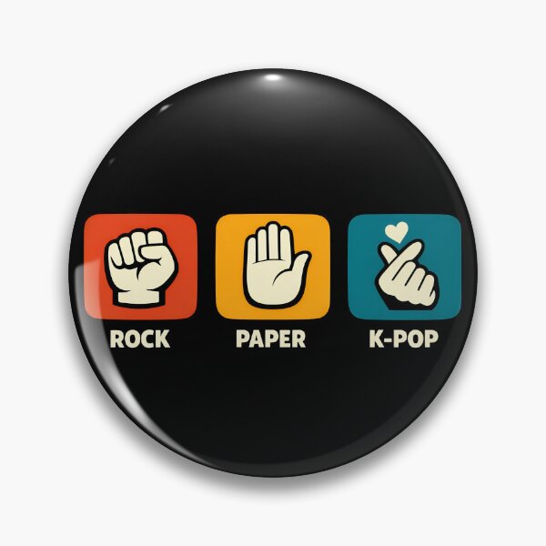Item preview, Rock Paper K-Pop Funny Korean Pop Lover K-Pop Gear designed and sold by DynamicDesign.