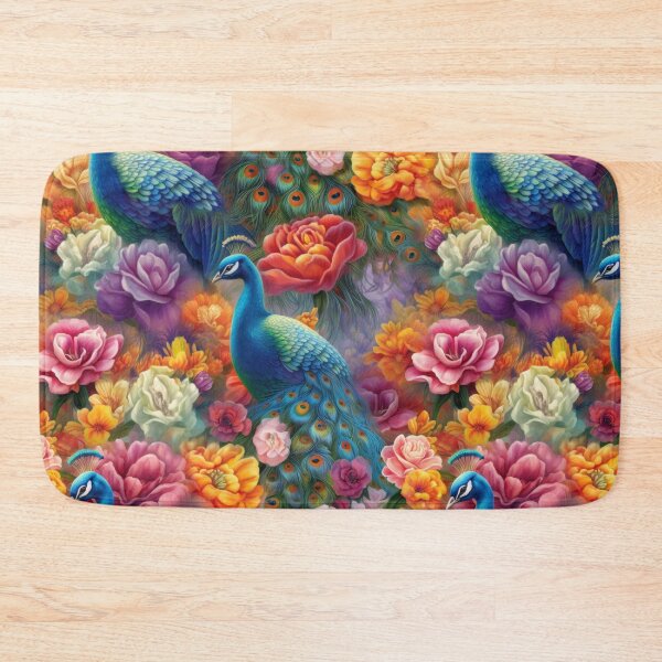 Item preview, Majestic Peacock and Peony Dreamscape designed and sold by pinkal.