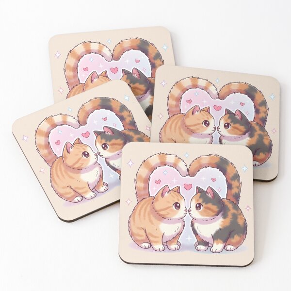 Item preview, Cute Cats Love Heart designed and sold by LMDIGITAL6.