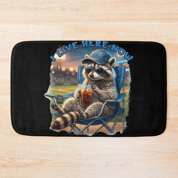 Item preview, I Live Here Now Raccoon   designed and sold by TeeARTHY.