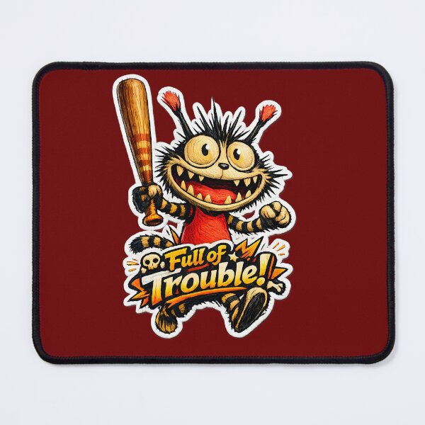 Item preview, Full Of Trouble Wild Monster designed and sold by Mastermind-Art.