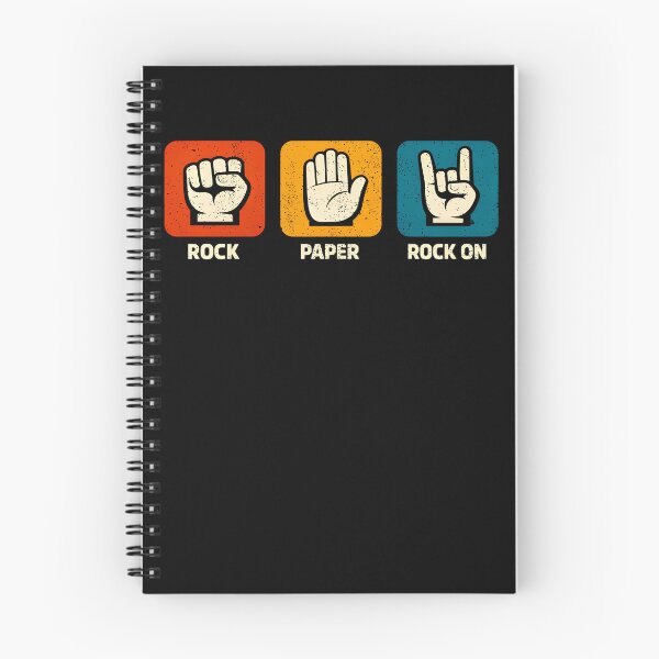 Item preview, Rock Paper Rock On Metal Music Band Musician Rock On Gear designed and sold by DynamicDesign.