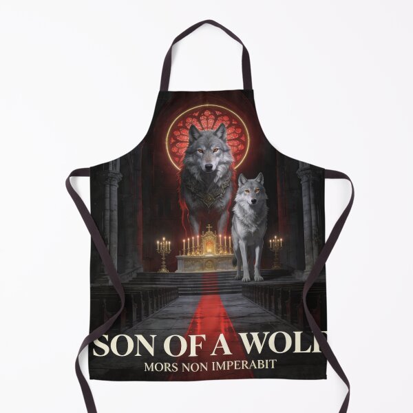 Item preview, Two Wolves Stand Together in Sacred Cathedral Light designed and sold by GeoWhimsy Studio.