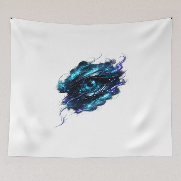 Item preview, Cyberpunk Neon Eye Futuristic Tech Vision designed and sold by IzTRisa.