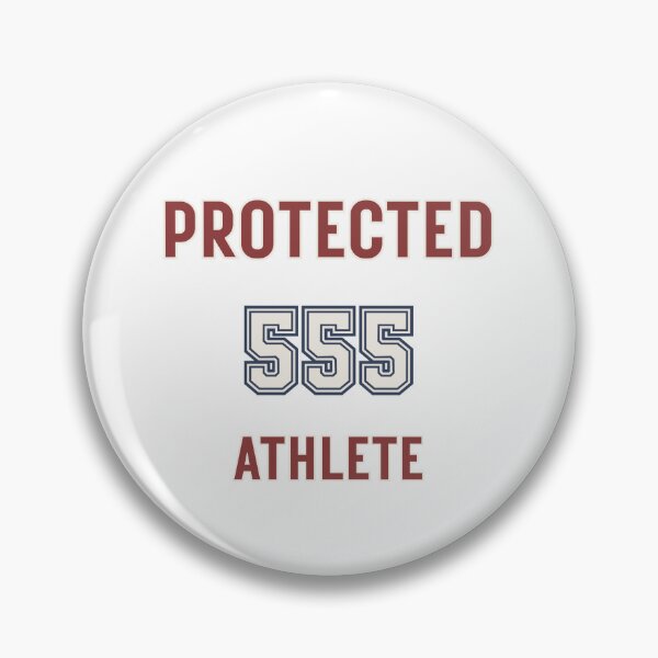 Item preview, Protected 555 Athlete Red Text Edition Angel Number Spiritual Sports Aesthetic designed and sold by area248.
