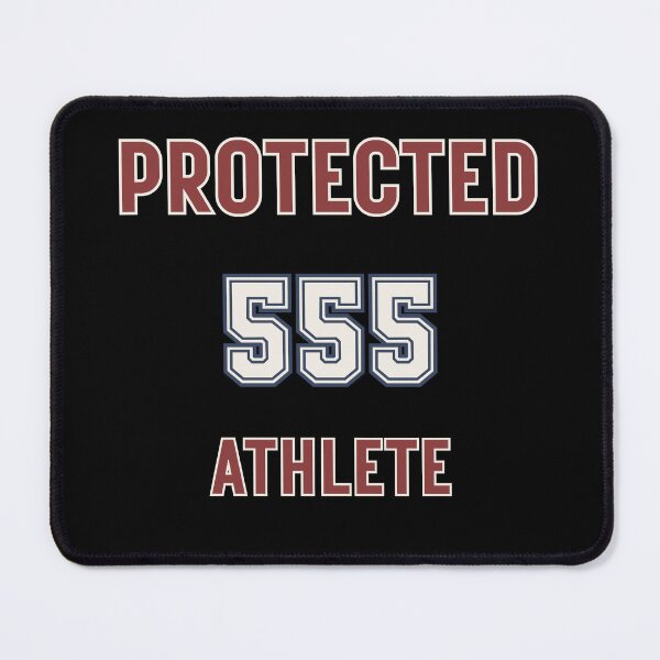 Item preview, Protected 555 Athlete Red Text Edition Angel Number Spiritual Sports Aesthetic designed and sold by area248.