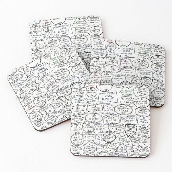 Item preview, Passport travel stamps designed and sold by Rhu Creations.