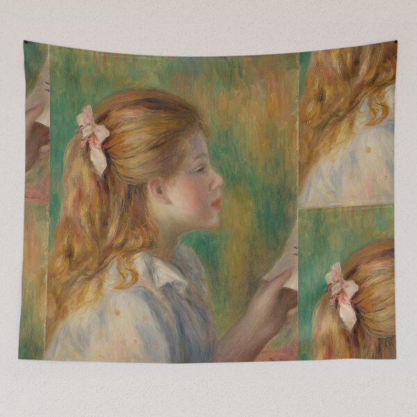 Item preview, Reading La Lecture by Pierre-Auguste Renoir: Impressionist Fine Art Poster designed and sold by artofuniverse.