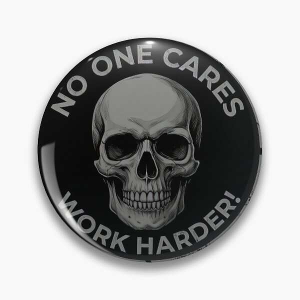 Item preview, No One Cares Work Harder - Vintage Skull Streetwear Aesthetic designed and sold by apex.vibe.
