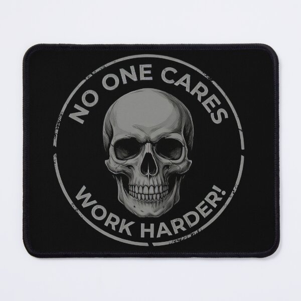 Item preview, No One Cares Work Harder - Vintage Skull Streetwear Aesthetic designed and sold by apex.vibe.