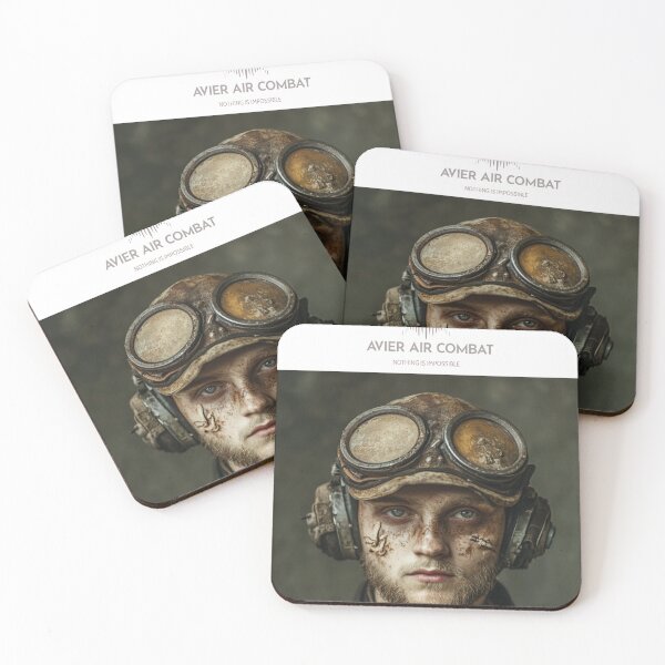 Item preview, Piloto de caza masculino llamado Henryk designed and sold by AvierAero.