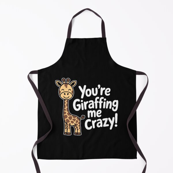 Item preview, You’re Giraffing Me Crazy Funny Giraffe Pun designed and sold by PMCreative.