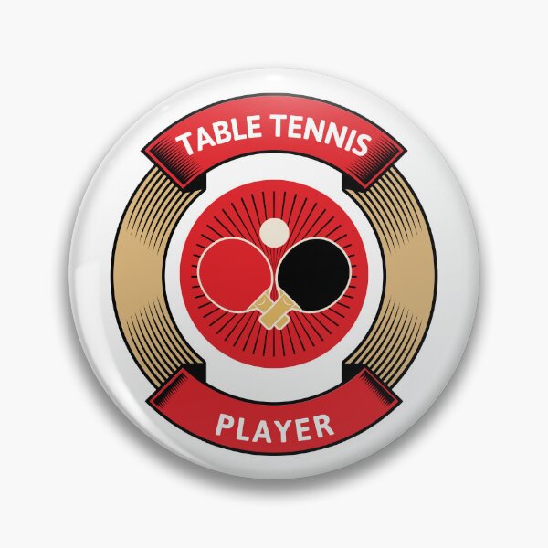Item preview, Vintage Table Tennis Player Badge Classic Retro Ping Pong Paddle T-Shirt designed and sold by OhMyPingCo.