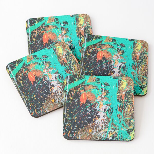 Item preview, a colorful sea of colors with wood texture designed and sold by Alex Barth.