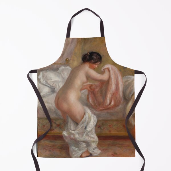 Item preview, Rising by Pierre-Auguste Renoir: Sensual Impressionist Boudoir Nude Poster designed and sold by artofuniverse.