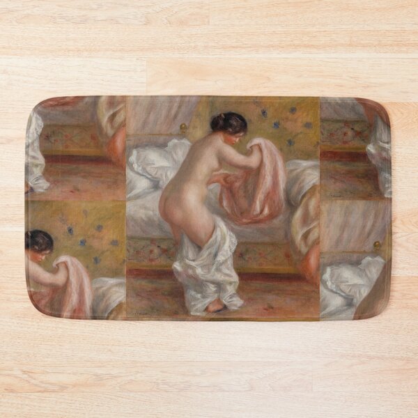 Item preview, Rising by Pierre-Auguste Renoir: Sensual Impressionist Boudoir Nude Poster designed and sold by artofuniverse.