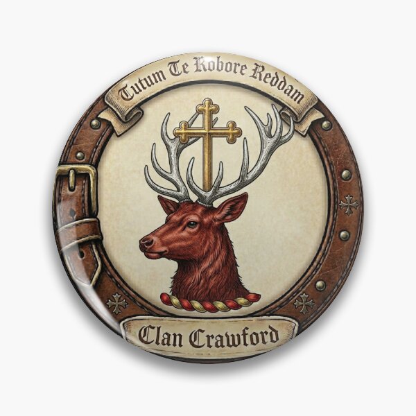 Item preview, Clan Crawford Crest designed and sold by BagTown Clans.