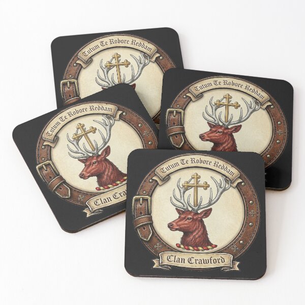 Item preview, Clan Crawford Crest designed and sold by BagTown Clans.