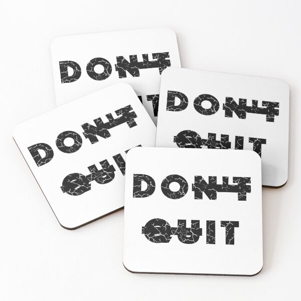 Item preview, Don’t Quit (with Black Lettering) designed and sold by VelvetRoom.