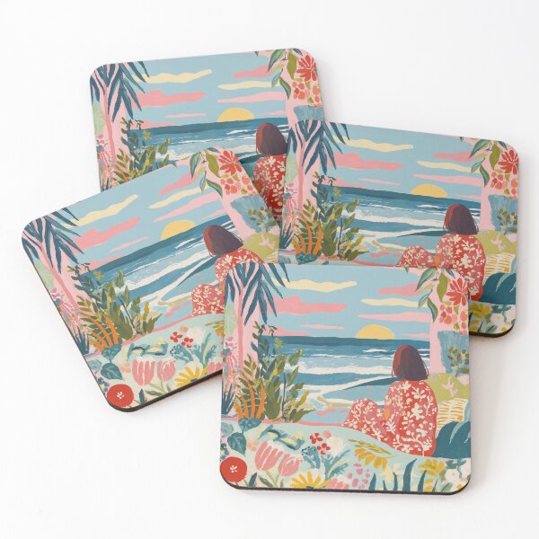 Item preview, Sunset Sanctuary Among Blooms designed and sold by Venon28.