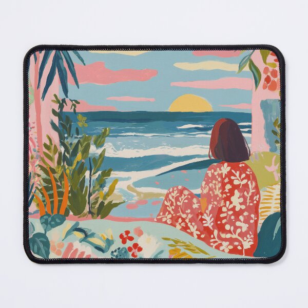 Item preview, Sunset Sanctuary Among Blooms designed and sold by Venon28.