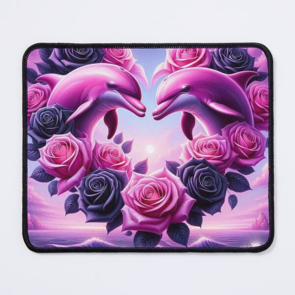 Item preview, Rose&dolphins designed and sold by Sunshine 24.