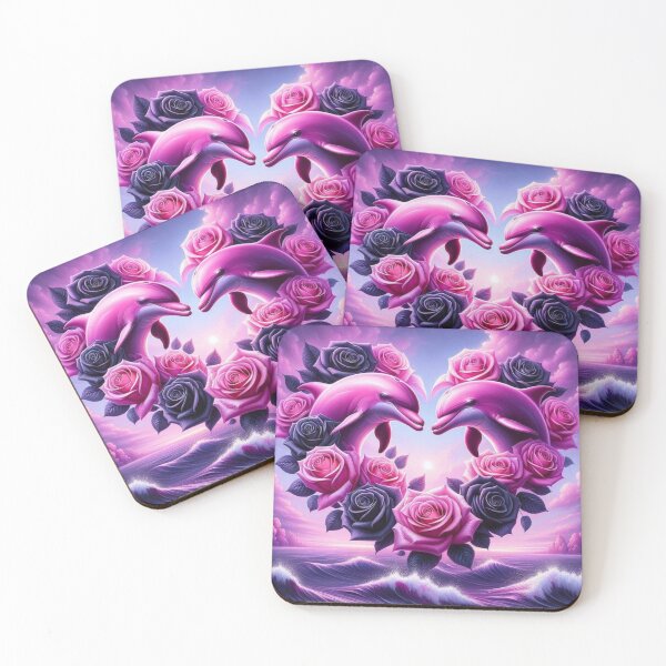 Item preview, Rose&dolphins  designed and sold by Sunshine 24.