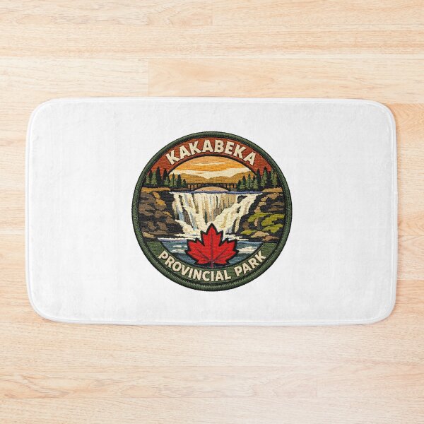 Item preview, Kakabeka Falls Provincial Park Patch designed and sold by CompassLake.