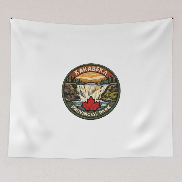 Item preview, Kakabeka Falls Provincial Park Patch designed and sold by CompassLake.