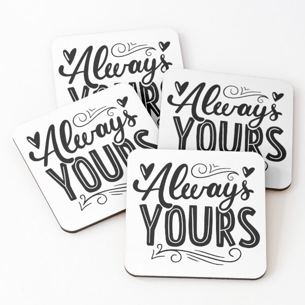 Item preview, Love text, always yours designed and sold by PeterskyDesign.