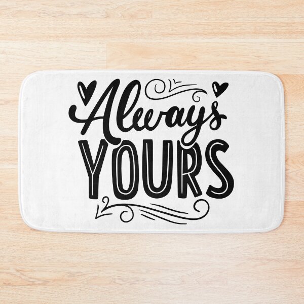 Item preview, Love text, always yours designed and sold by PeterskyDesign.