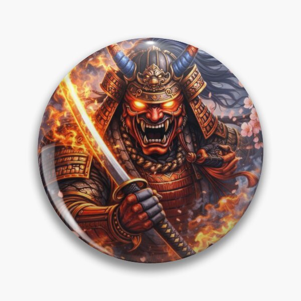 Item preview, Moonlit Samurai – Warrior Under the Rising Moon designed and sold by RØNI AI.