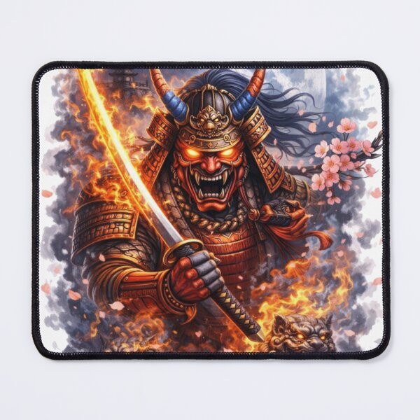 Item preview, Moonlit Samurai – Warrior Under the Rising Moon designed and sold by RØNI AI.