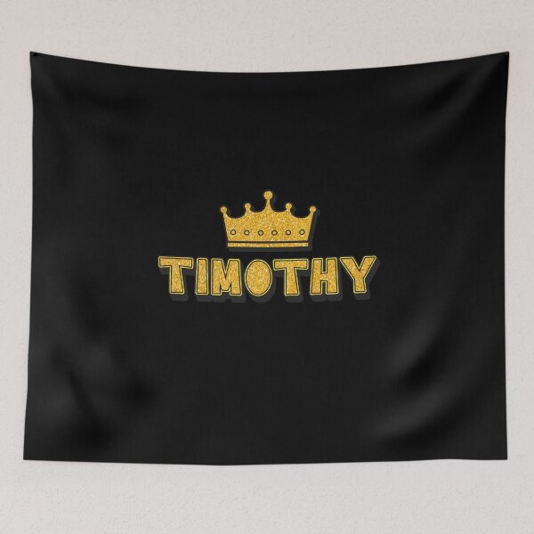 Item preview, Timothy Personalized Name With Crown - Cool & Funny Custom Gift for Men and Boys designed and sold by Oussinc.
