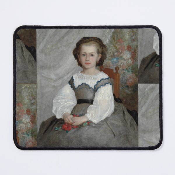 Item preview, Romaine Lacaux by Pierre-Auguste Renoir: Elegant Impressionist Portrait Poster designed and sold by artofuniverse.