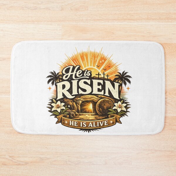 Item preview, 3D Metallic Easter Resurrection "Christ is Alive" Crest designed and sold by Wear Sculpt.