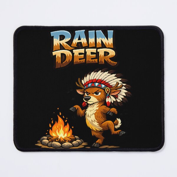 Item preview, Rain Deer Funny Dancing Reindeer Pun Cute Cartoon Animal Design designed and sold by AuraloomAtelier.
