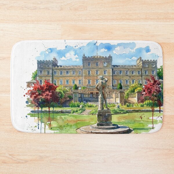 Item preview, Watercolour illustration of Mellersrain House, Scottish Border designed and sold by davidelder.