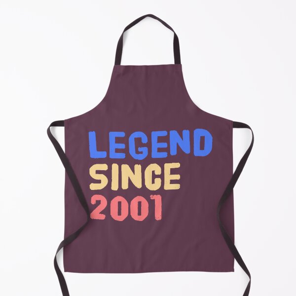 Item preview, Legend Since 2001, birthday gift idea, born in 2001, original design, limited edition, retro birthday gift designed and sold by AstronautMerch.