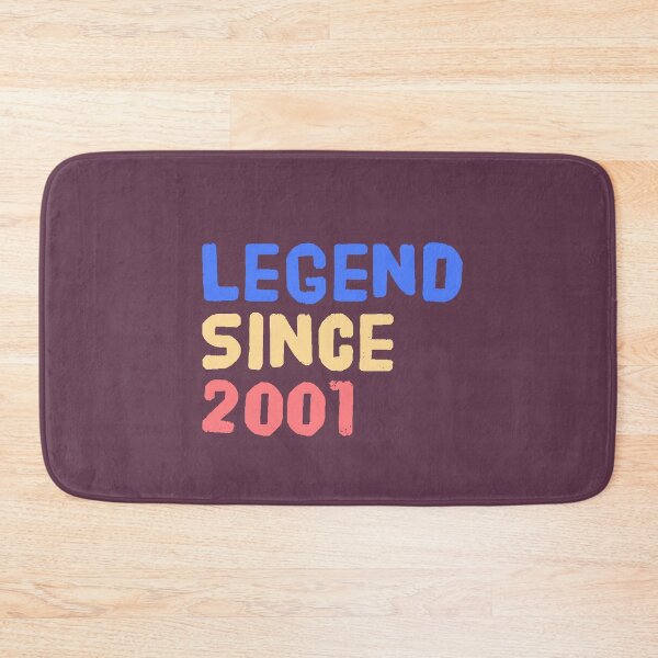 Item preview, Legend Since 2001, birthday gift idea, born in 2001, original design, limited edition, retro birthday gift designed and sold by AstronautMerch.