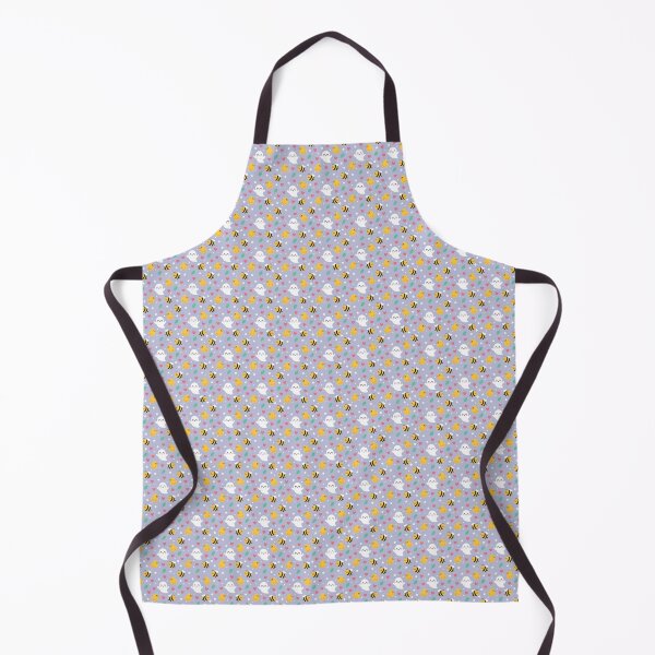 Item preview, Kawaii Ghost Duck and Bee Pastel Pattern designed and sold by Snout & Shout..