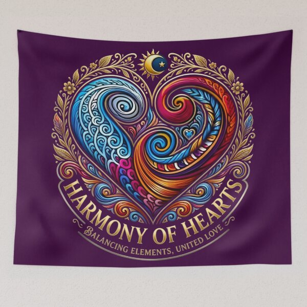 Item preview, Harmony of Hearts - Colorful Ornamental Filigree Heart Art designed and sold by Good Vibes .