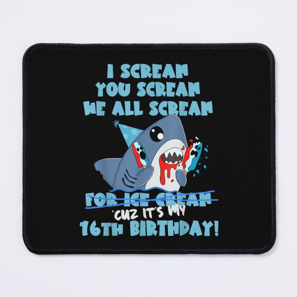 Item preview, Shark 16th Birthday Funny Beach Pool Party Summer Theme Men Women designed and sold by RichardXRichard.