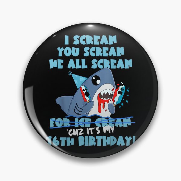 Item preview, Shark 16th Birthday Funny Beach Pool Party Summer Theme Men Women designed and sold by RichardXRichard.