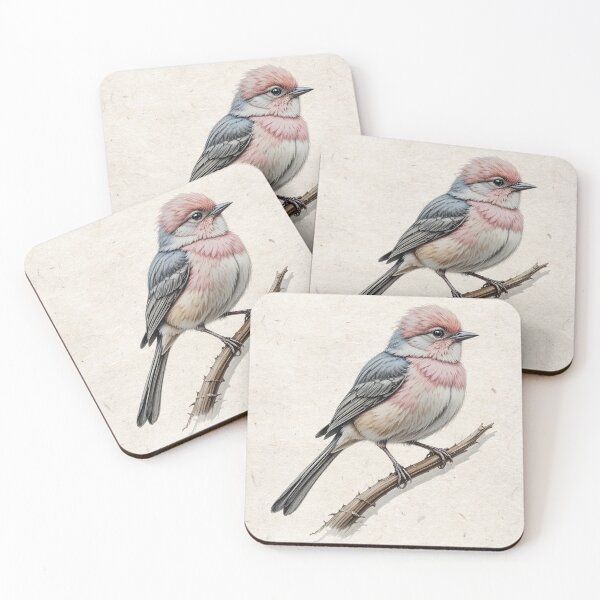 Item preview, Long-tailed Tit Vintage Naturalist Bird Study designed and sold by BloomStudio1.