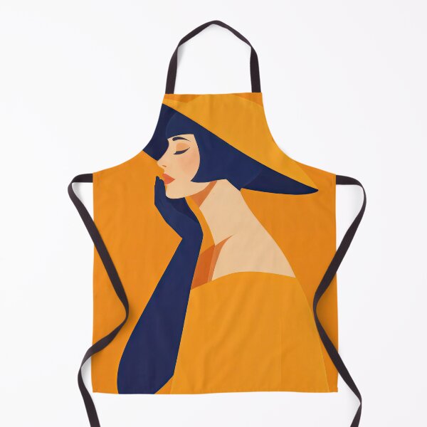 Item preview, Modern Elegance – Orange & Navy designed and sold by ForeverPrintsOK.