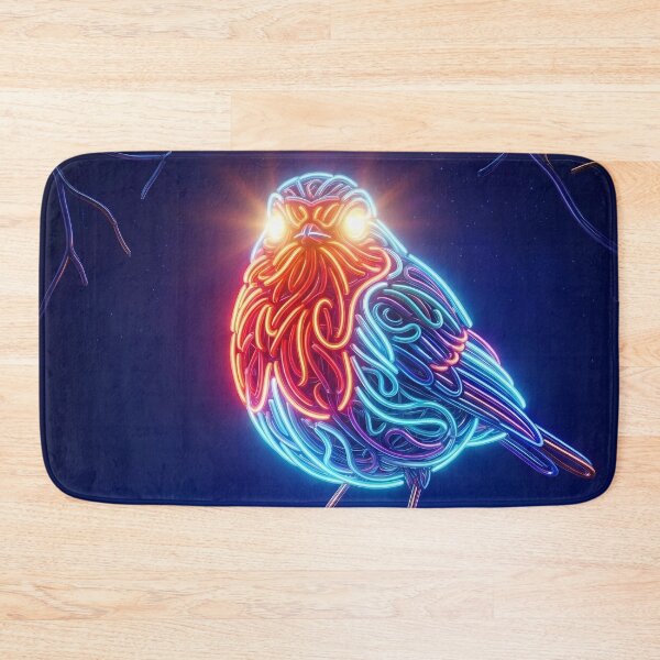 Item preview, Neon Cyberpunk Robin Bird Glowing Neon Sculpture designed and sold by Scoutic-Neon.