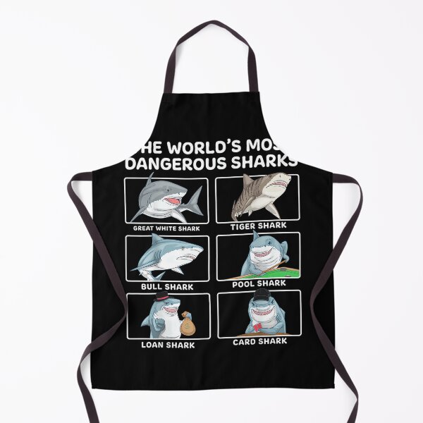 Item preview, Shark Shirt The Worlds Most Dangerous Sharks Card Pool Loan designed and sold by RichardXRichard.