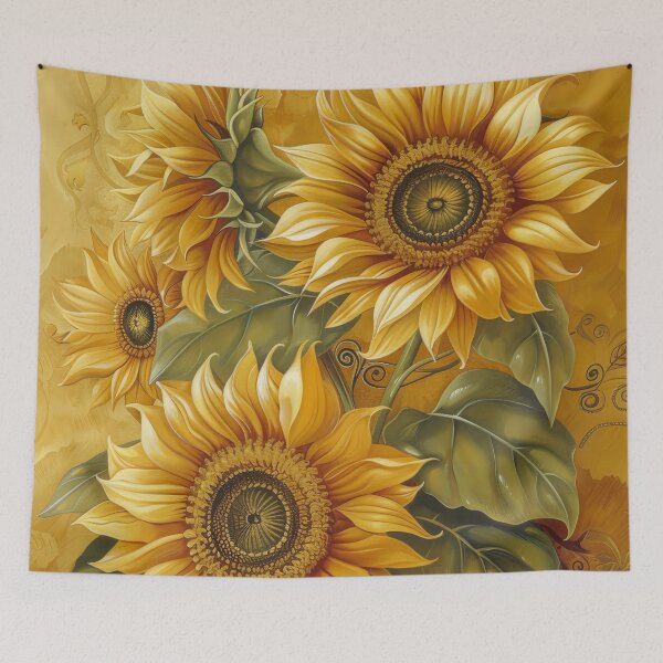 Item preview, Sunflowers Bouquet Art designed and sold by MargaretWiktor.