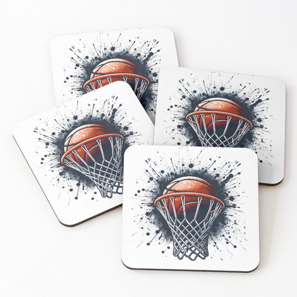 Item preview, Basketball Net Shot Splatter - Vintage Sport Illustration designed and sold by Paulocdias.